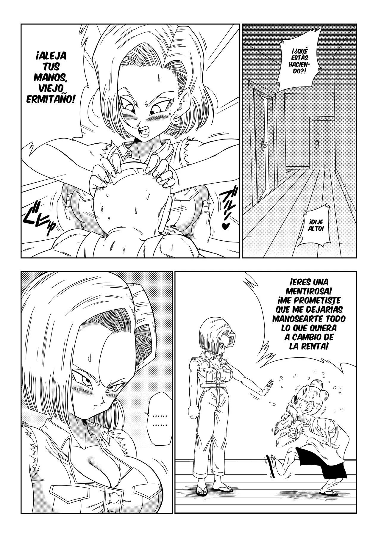 Android 18 vs El Maestro Roshi - f9493b3939946dfec19827127af8b706