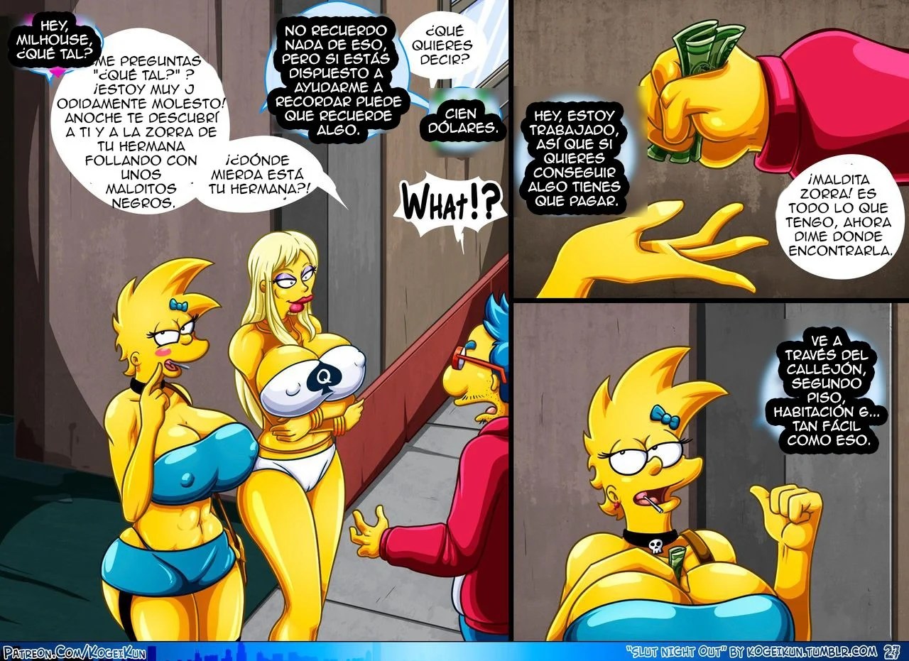 Slut Night Out – Los Simpsons - 54b621cd8d532497884670b3588617b4