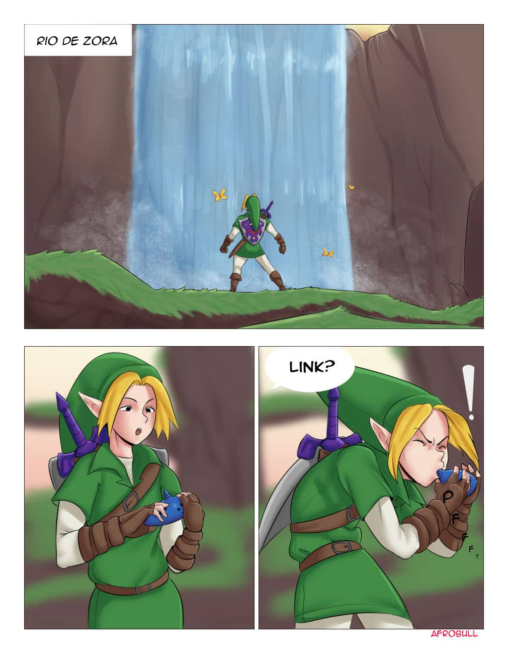 A Riverside Reunion – The Legend of Zelda - a35f1922b26e2e11e8396c5f79501802