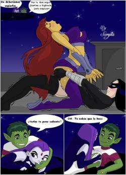 Spying – Teen Titans XXX