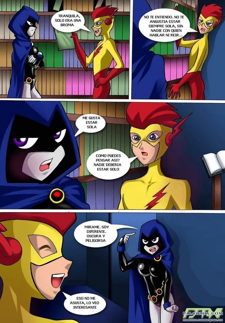 Raven vs Flash – Palcomix - c3d7f6571703f5905234d0b4496101aa