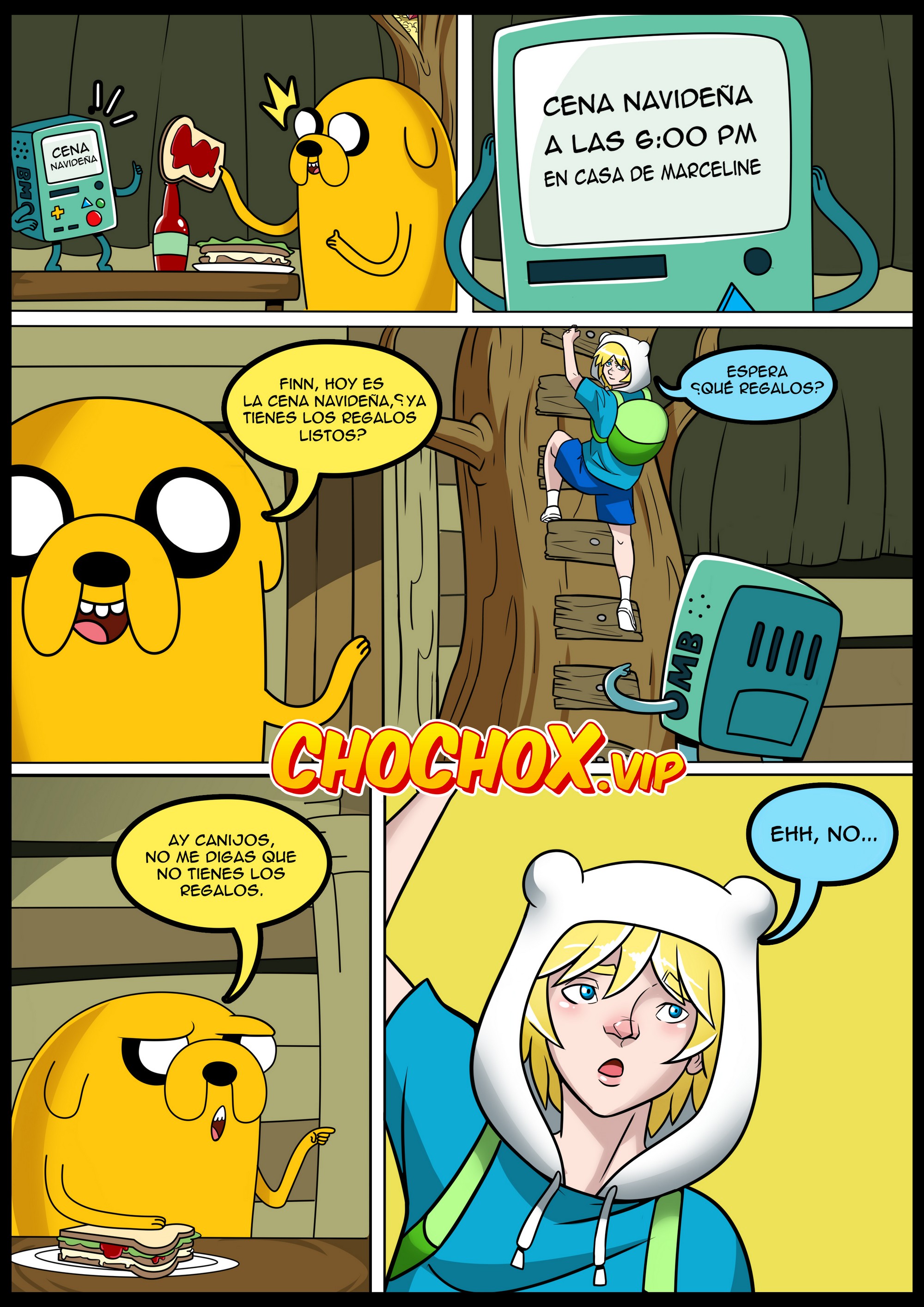 Hora De Aventuras Felices Fiestas – (Exclusivo ChoChoX) - 90a3f057a3c414cce1402c25d484a1b4