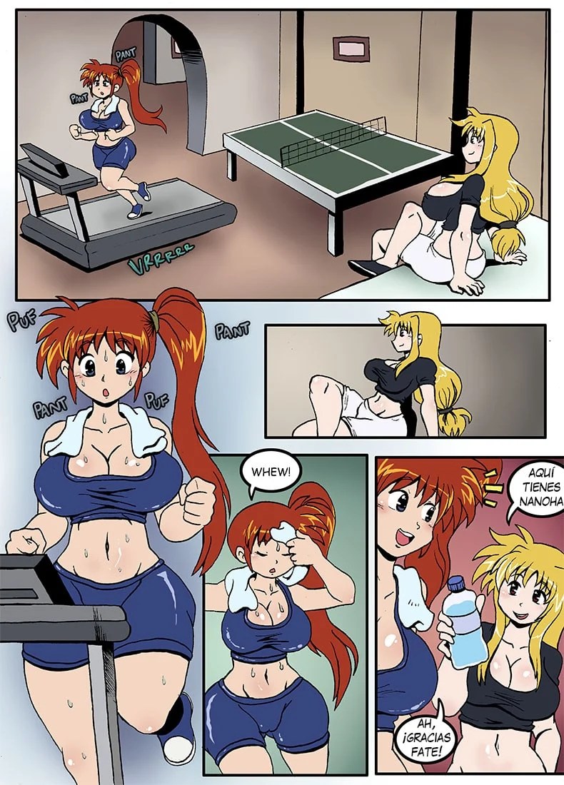 Nanoha and Fate’s Workout – DarkYamatoman - be9424efdd7ea02e79fab21ef862c820